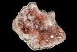 Pink Amethyst Geode Section - Argentina #124165-1
